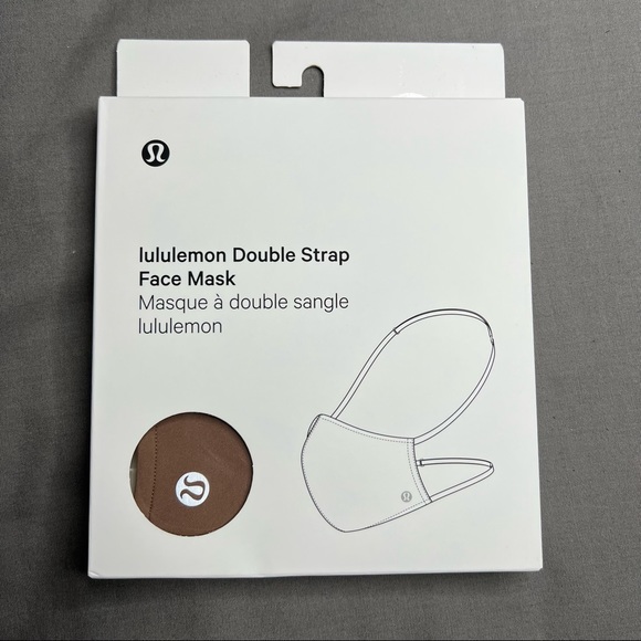 NWT Lululemon Double Strap Face Mask Unopened/Unused *BRAND NEW* (DYBZ) - Picture 1 of 12